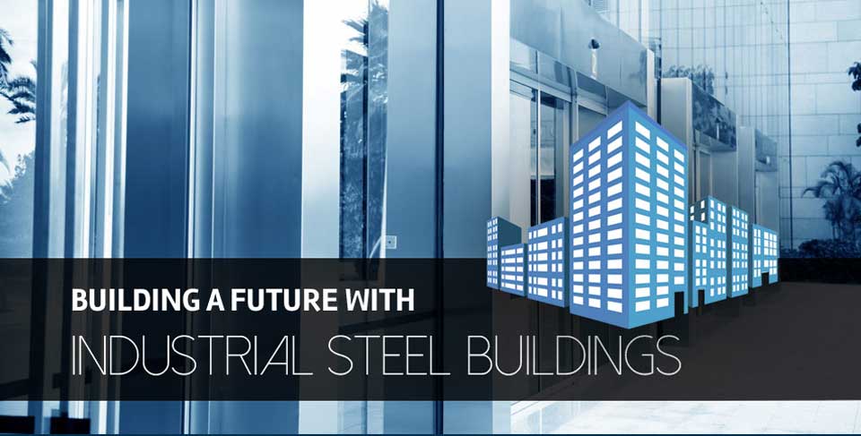 用工业钢结构建筑未来展示图